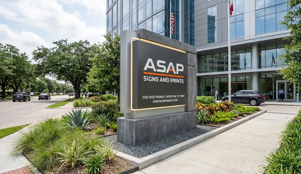 Modern Monument Sign