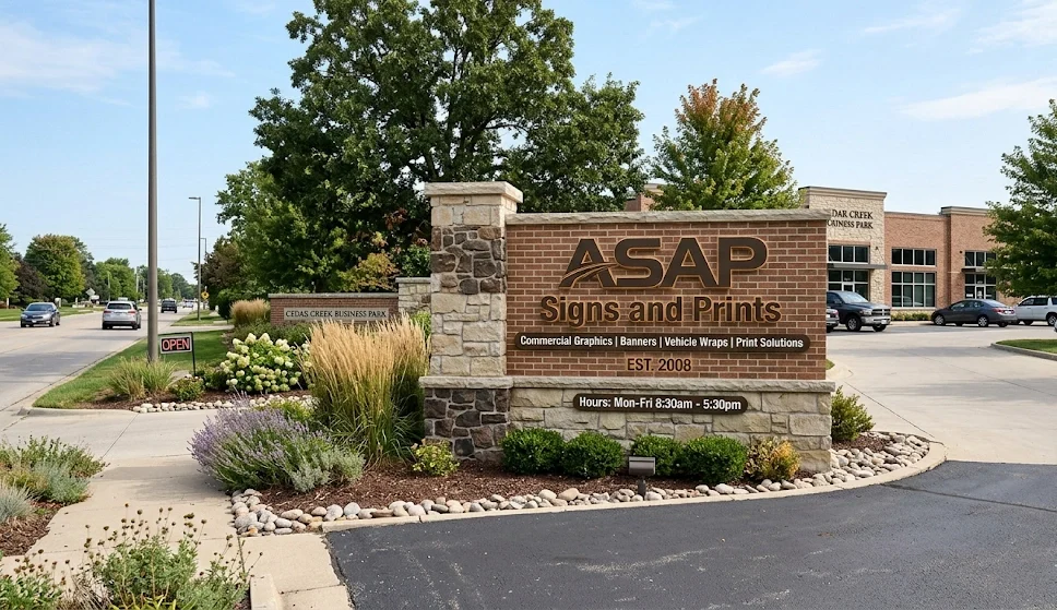 Stone & Masonry Monument Sign